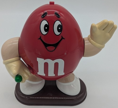 Vintage M&M Süßigkeitenspender, Mars Incorporated, winkende Hand, rot