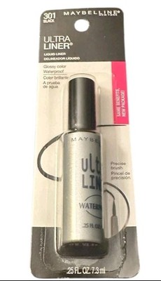 maybelline ultra liner waterproof liquid eyeliner - black