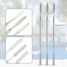 Dental Cement Mixing Spatula Double Ended Lab Stainless Steel Scraper Instrument