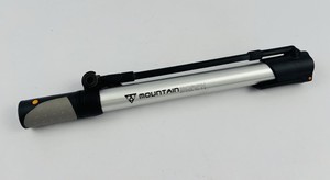 Topeak Mountain Morph Portable Bike Pump - Silver/Black - MTB Hybrid Floor Pump