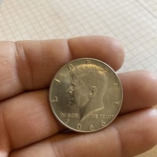 Silberm&uuml;nze-Half Dollar USA 1966-"John F. Kennedy" -  Silber, Gewicht 11,5 gr