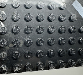 1991 LEGO 6710 Pair / 2  Space Landing Pad Baseplates Black New in Package +Wear