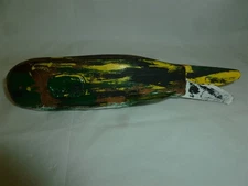 Vintage 7 Inch Wood Unsigned Ice Spearing Decoy  Lot N-348