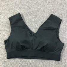 Tommie Copper Bra Womens XL Black Activewear Gym Sport Bra Shoulder Support