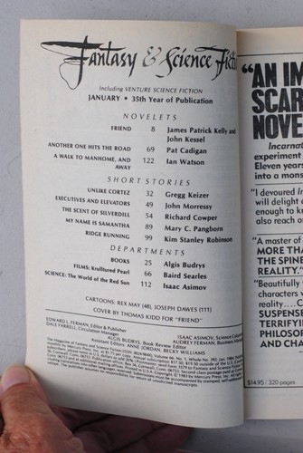 Fantasy & Sccience Fiction full year 1984 Lucius Shepard,Fred Pohl,Stephen King - Picture 3 of 24