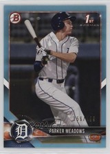 2018 Bowman Draft Sky Blue 356/499 Parker Meadows #BD-28 03ss
