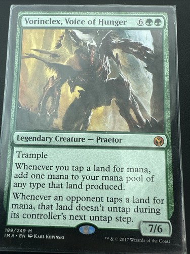 VORINCLEX, VOICE OF HUNGER Iconic Masters Mythic 189/249 MTG NM. Near Mint.