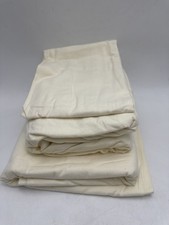 MELLANNI FLANNEL COTTON SHEET 4 PIECE SET, HEAVYWEIGHT 180GSM, TWIN - IVORY