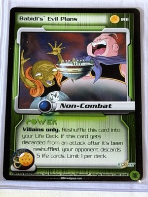 DBZ DragonBall Z CCG Irwin Toys Promo Babidi s Evil Plan IR11 Score