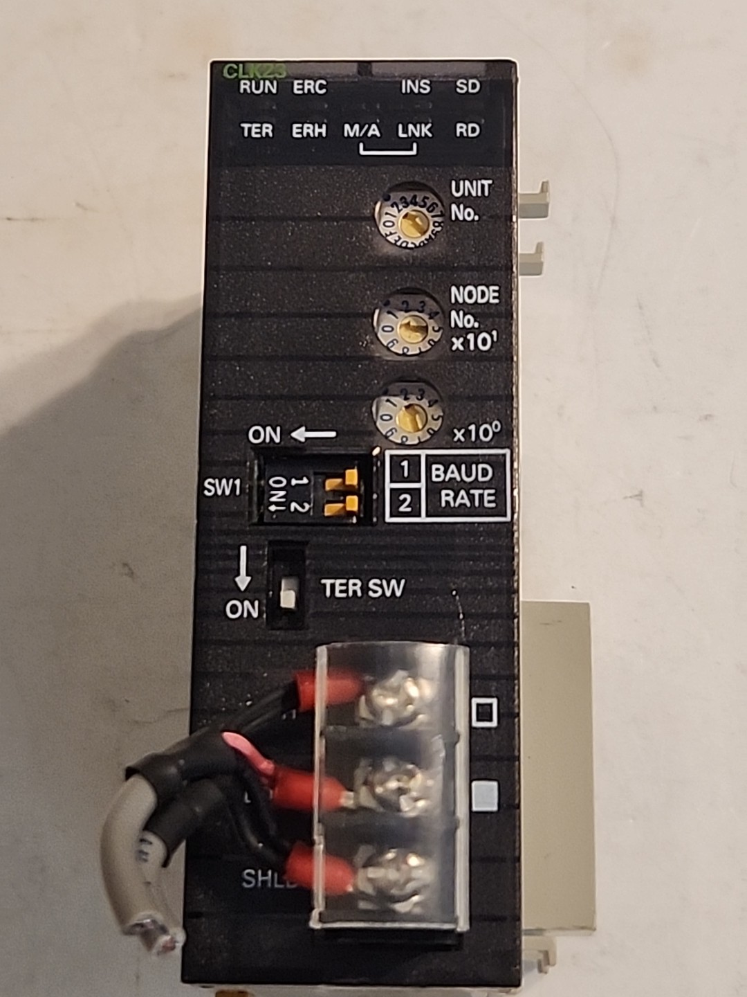 OMRON CJ1W-CLK23 Controller Link Unit Version 2.0 Used - Free Shipping
