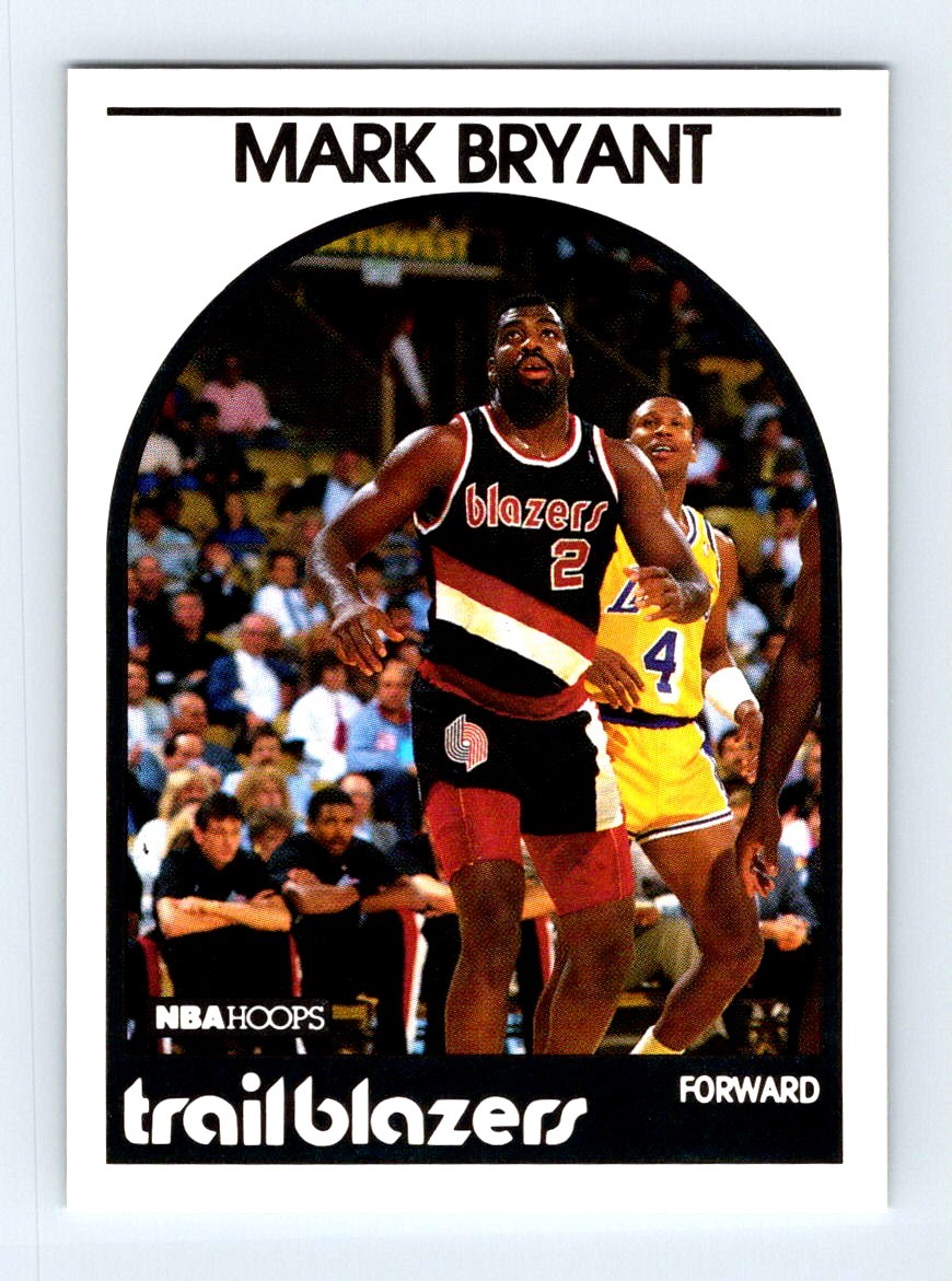 #36 1989-90 Hoops Mark Bryant RC Portland Trail Blazers