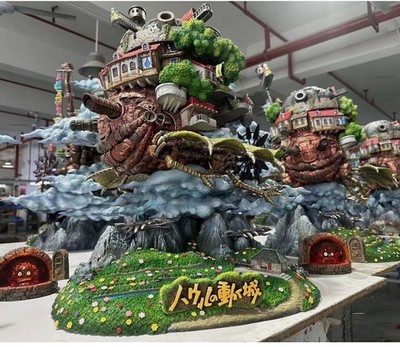 OPM Studios Howl's Moving Castle Resin Model in stock H62cm Sophie Calcifer