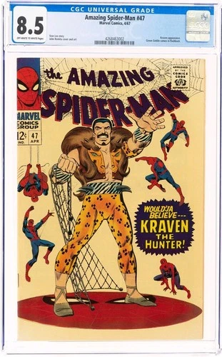 The Amazing Spider-Man #47 (Marvel, 1967) CGC VF+ 8.5 Off-white to white pages.