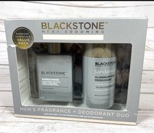 Blackstone Men's Grooming Sandalwood Collection Fragrance Deodorant Duo