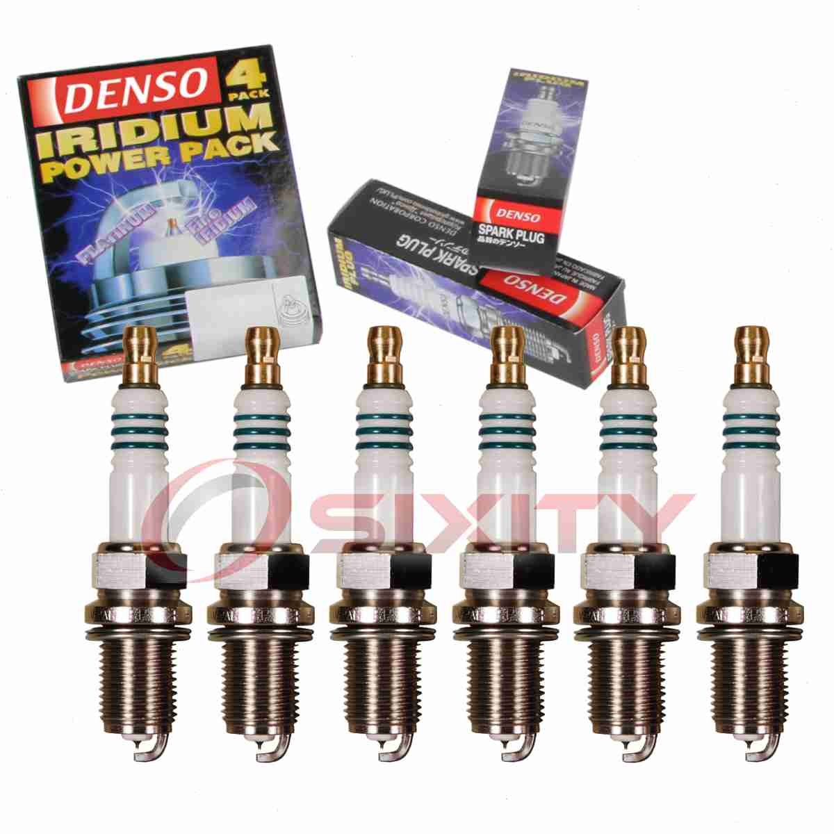 6 pc DENSO 5313 Iridium Power Spark Plugs for IQ22 91 12 541 88 51 297 88 19 uz