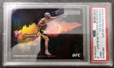 ANDERSON SILVA 2023 Chronicles UFC OBSIDIAN Black Color Blast Case Hit SSP PSA 9