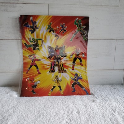Power Rangers Super Megaforce Hot Stamp Stickers 
