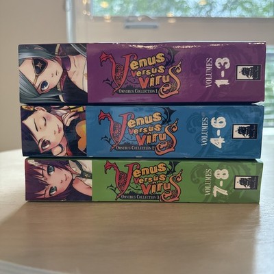 Venus Versus Virus, Vols. 1-3 4-6 7-8 (Complete) Omnibus English Manga Set
