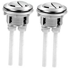 2 Pack Toilet Tank Push Button 38MM Toilet Button Dual Push Flushing Toilet