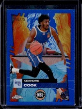 2024-25 Topps Chrome NBL Keandre Cook Blue Refractor #/75