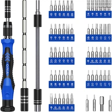 Precision Screwdriver Set, 61 in 1 Small Screwdriver Set with 57 Precision Bits,