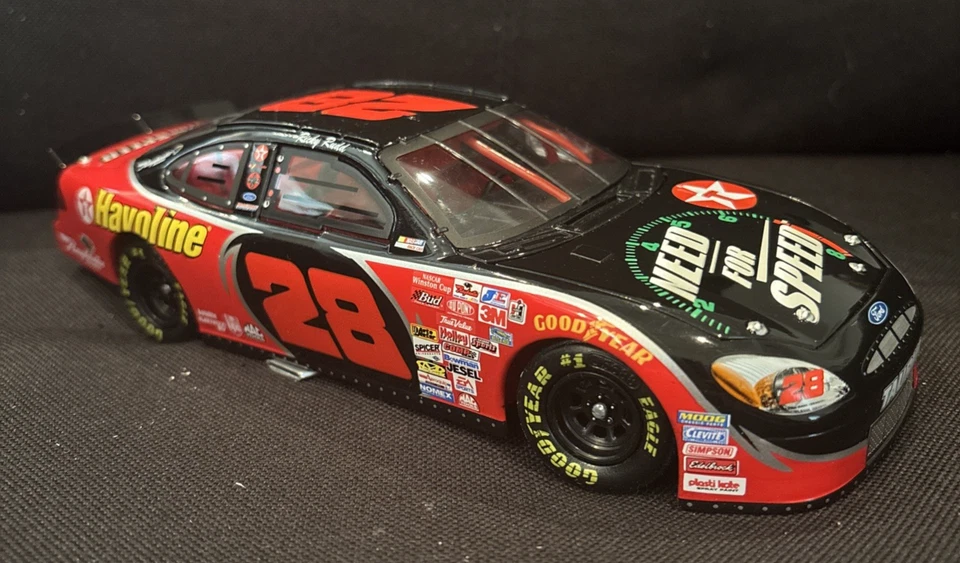 2001 Ricky Rudd #28 Texaco Havoline Need For Speed 1:24 Action Mac Tools - Image 3 of 4