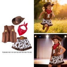Cowgirl-Kost&uuml;m-Set als Geschenkidee f&uuml;r Geburtstage, Rollenspiele und