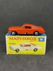 Matchbox Lesney 8 Custom Ford Mustang In Red Orange Nice Repro Box
