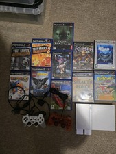 Sony Playstation 2 Slim Silver 11 Games Bundle