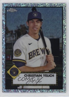 2021 Topps Chrome Platinum Anniversary /70 Christian Yelich #164 o7m