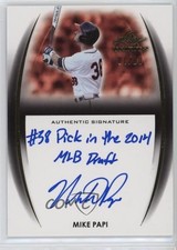 2014 Leaf Trinity Gold 7/10 Mike Papi #A-MP2 Auto 0s3