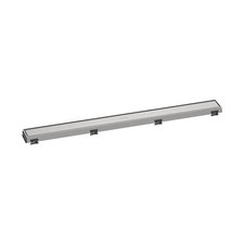 hansgrohe RainDrain Match Linear Tileable Shower Drain for 31 1/2" Rough with He
