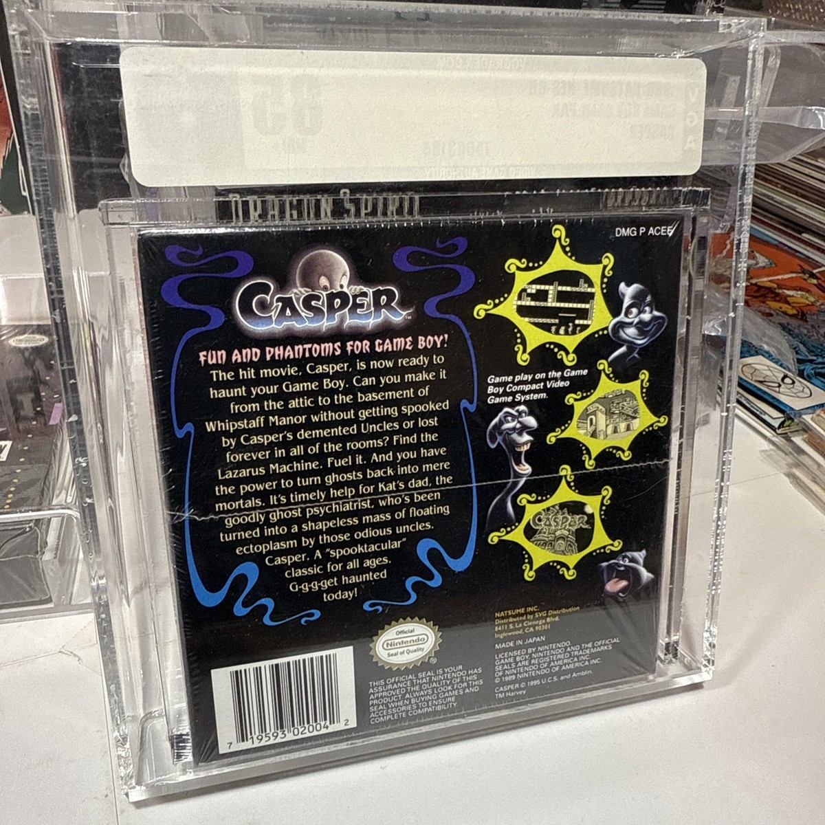 Casper (Game Boy, 1996) VGA 85 Sealed New Nintendo WATA | eBay