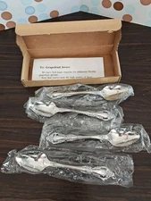 Brahms by Oneida Stainless Steel Grapefruit Spoon 5 3/4" Vintage NIB, Set Of 4