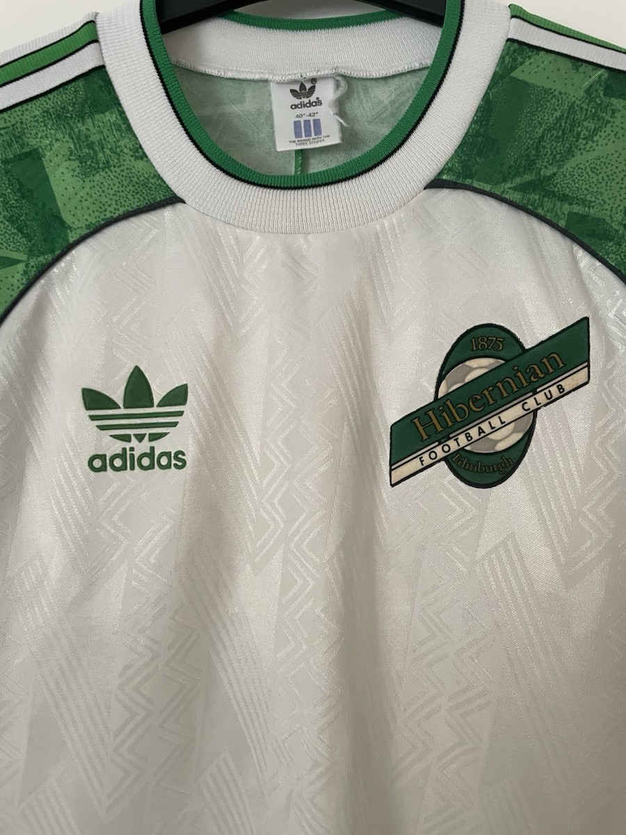 Original Authentic Hibernian Hibs 1991/1992 Away Football Shirt