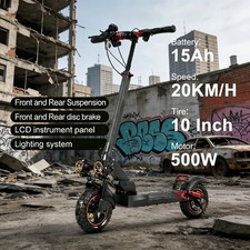25MPH APP-Smart Dual-Shock E-Scooter - Adult Xmas/Birthday Super Gift 10"