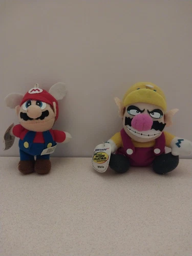 VTG Super Mario And Wario Plush Toys Small