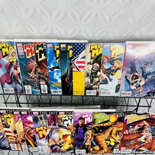 Ms. Marvel 1-6 9-20 Lot (2006 Marvel) Greg Horn Cover art