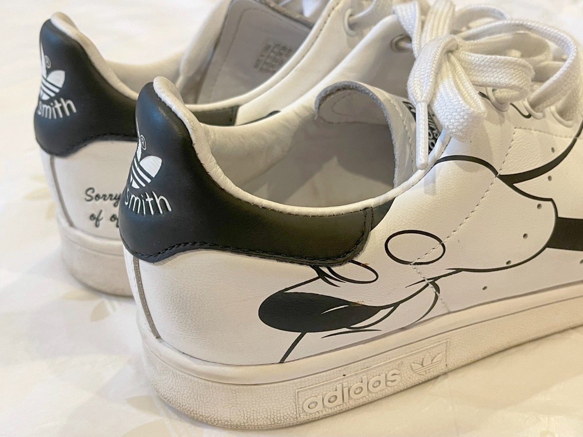 Adidas Disney Mickey Mouse Stan Smith FW2895 Lace Up Sneakers