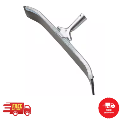#ad #ad 24 in Curved Industrial Duty Steel Floor Squeegee Garage Driveway Water Cleaning $23.94