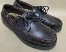 Sperry Top Sider Men (Sz 10 M) Dark Brown Leather 0777816