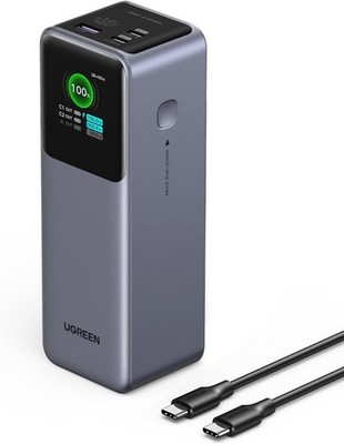 UGREEN Nexode Power Bank 25000mAh 200W USB-C PD 3.1 3 Ports extern Akku iPhone