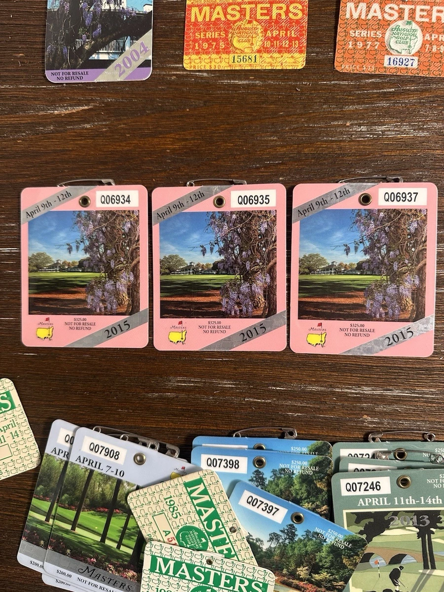 Augusta Golf Tickets for sale - eBay
