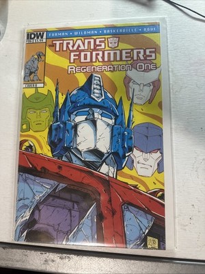 TRANSFORMERS REGENERATION ONE 86  COVER B VARIANT (2012, IDW)