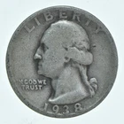 1938-S Washington Quarter Average Circ