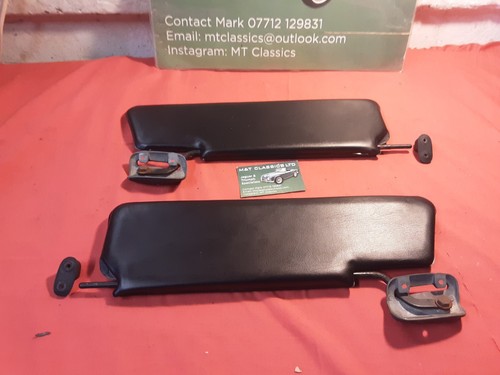 Triumph Tr6 Sonnenblenden Set schwarz - Bild 3 von 6