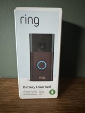 New Sealed Ring Battery HD wireless Video Doorbell 3rd Gen Bronze