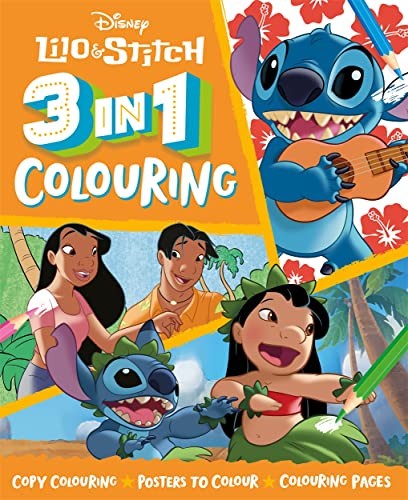 Walt Disney Disney Lilo & Stitch: 3 in 1 Colouring (Paperback) - Image 5