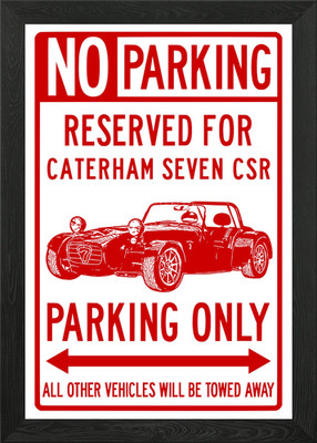 Caterham Seven CSR Framed Wall Art Poster Canvas Print Picture