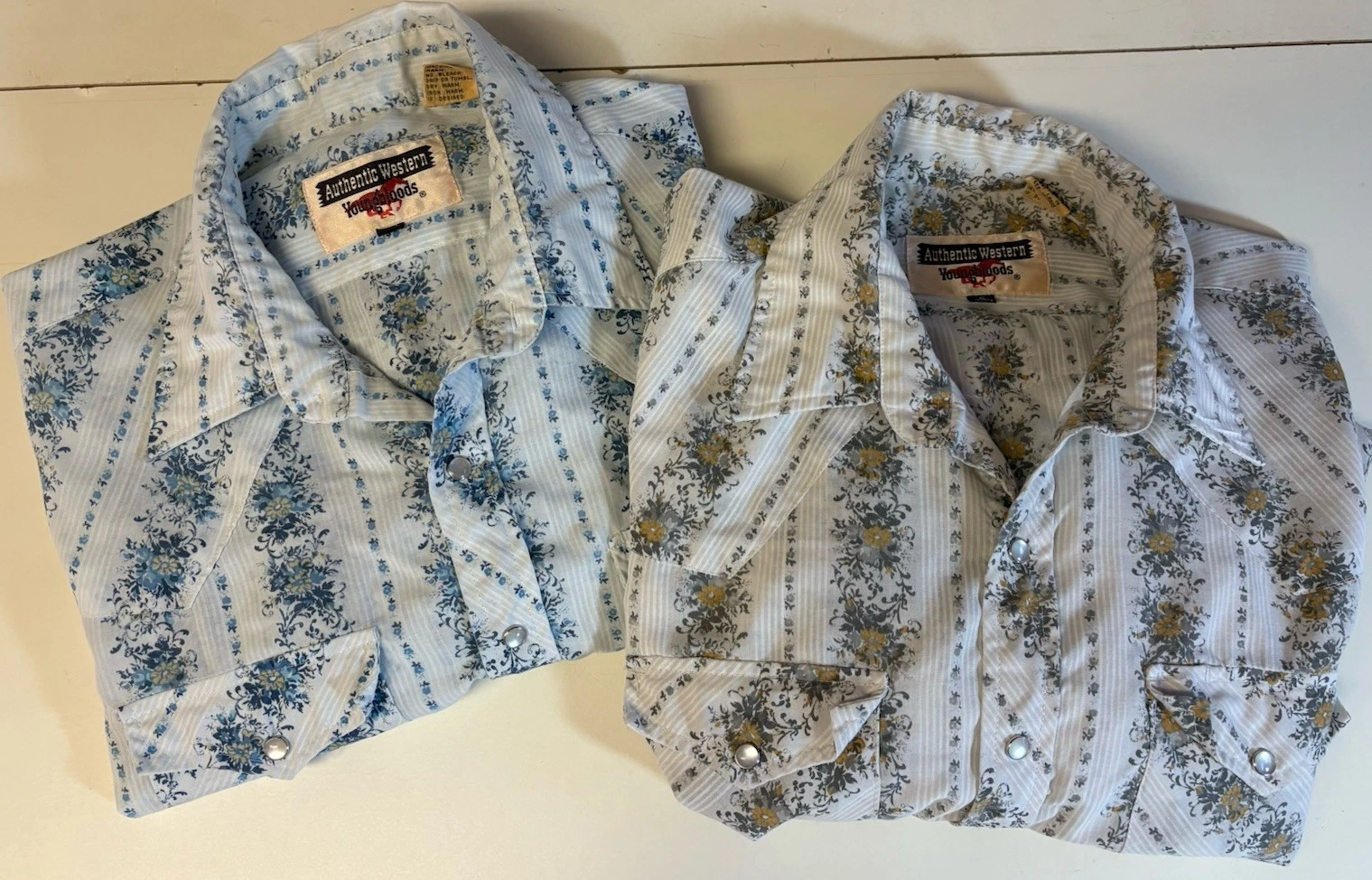 Authentic Western Youngbloods Western Shirts (2) Sz XL Pearl Snap L/S Floral Prt
Opens in a new wind